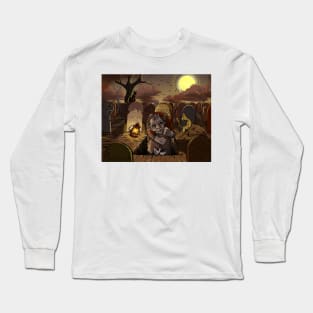 The Grave Digger and his Cats Long Sleeve T-Shirt